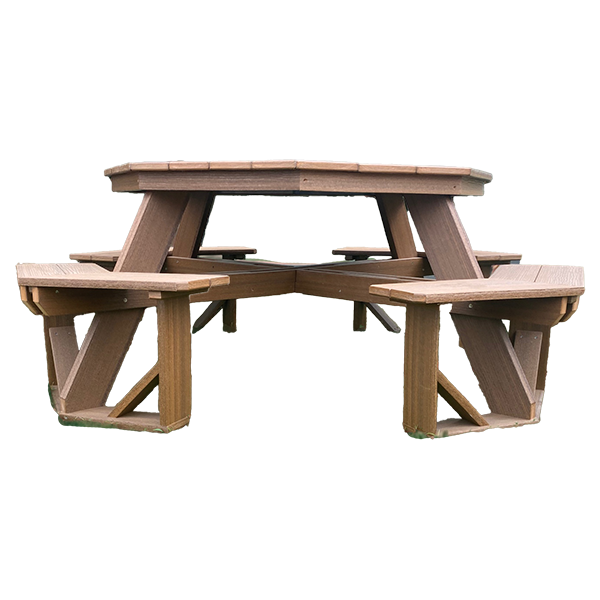 Octagon Picnic Table style=